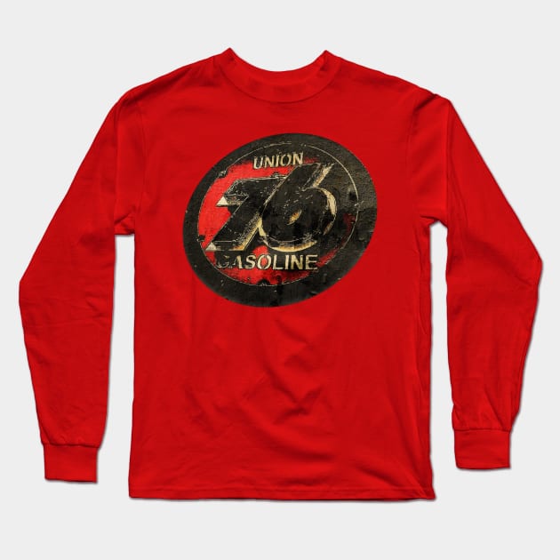 VINTAGE 76 UNION  GASOLINE Long Sleeve T-Shirt by susugantung99